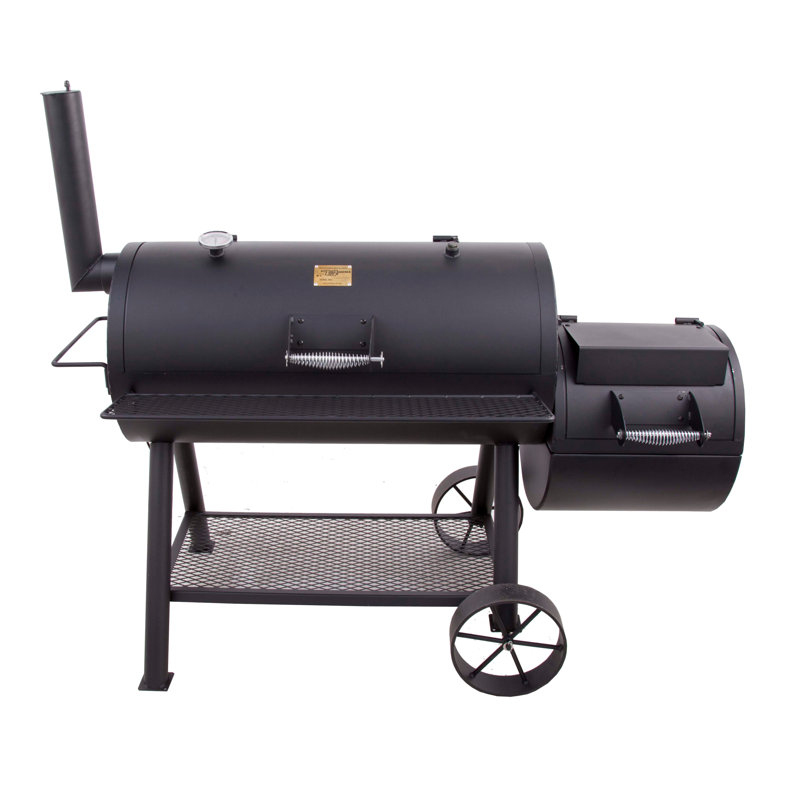 CharBroil Oklahoma Joe's Longhorn Offset Charcoal Grill with Smoker